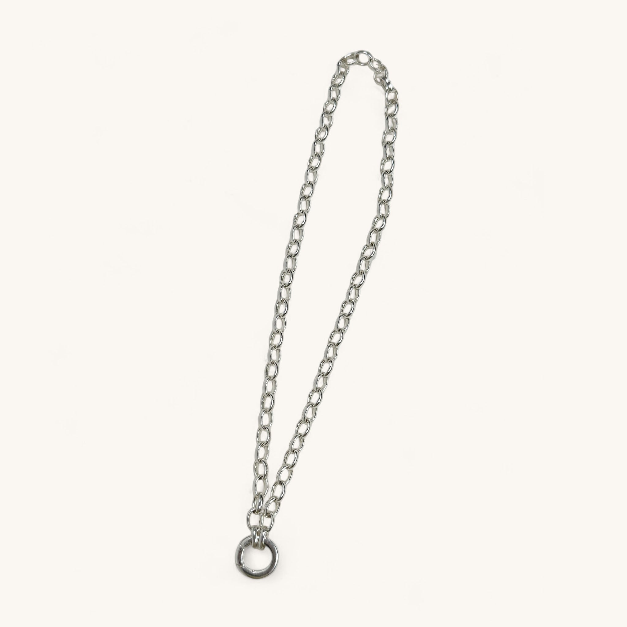 Jennifer Loiselle Belcher Chain Silver Stacker Charm Necklace