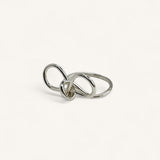 Jennifer Loiselle bow ring in recycled silver