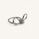 Jennifer Loiselle bow ring in recycled silver