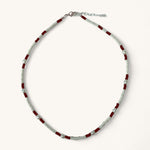 Jennifer Loiselle Japanese glass seed bead pearl handmade in London necklace