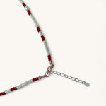 Jennifer Loiselle Japanese glass seed bead pearl handmade in London necklace