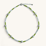 Jennifer Loiselle glass seed bead pearl handmade in London necklace 