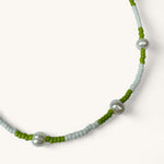 Jennifer Loiselle glass seed bead pearl handmade in London necklace 